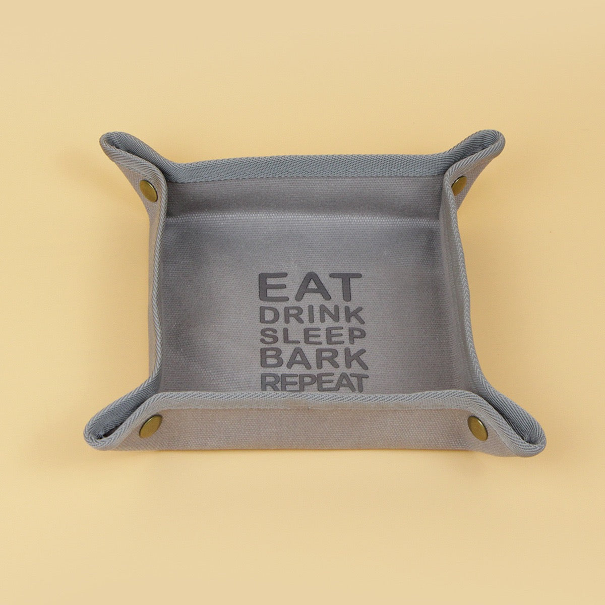 Canvas pet bowl outdoor multi-purpose folding bowl dog bowl storage water bowl