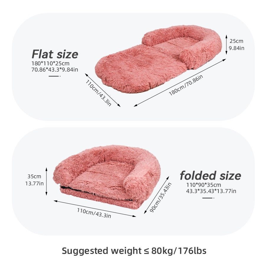 Large dog detachable folding multifunctional dog bed dog sofa
