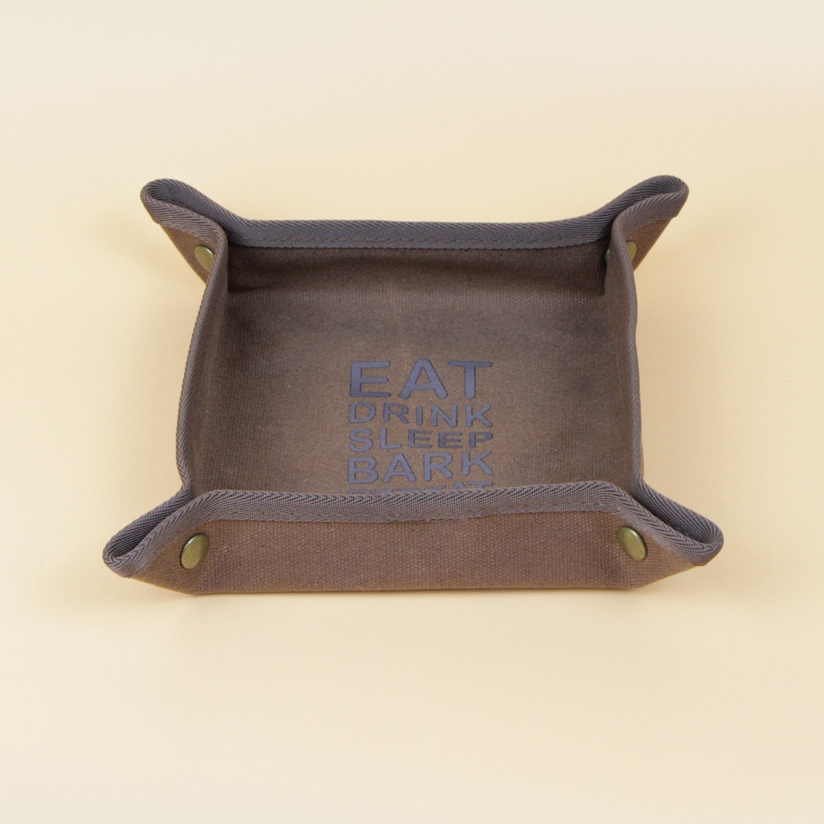 Canvas pet bowl outdoor multi-purpose folding bowl dog bowl storage water bowl