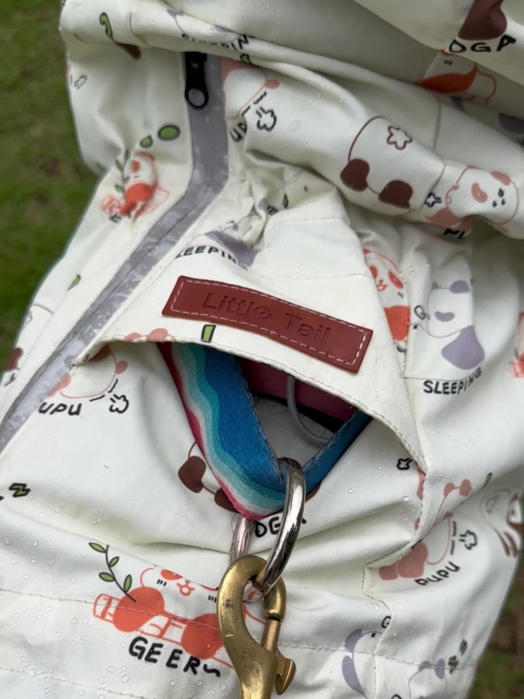 Pet Reversible Raincoat