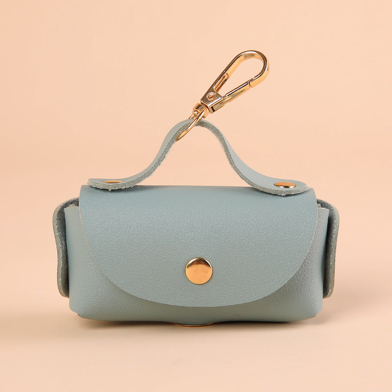 Leather Dog Poop Bag Dispenser