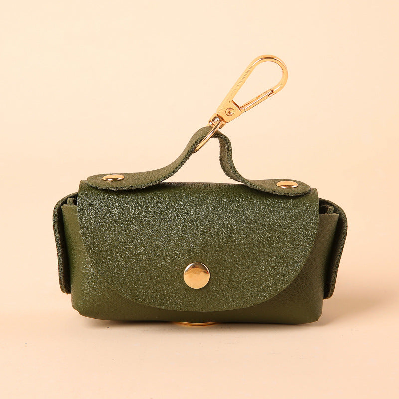 Leather Dog Poop Bag Dispenser