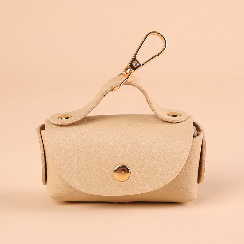 Leather Dog Poop Bag Dispenser