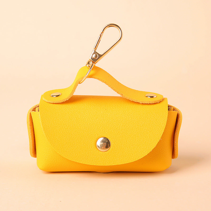 Leather Dog Poop Bag Dispenser