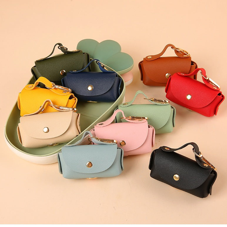Leather Dog Poop Bag Dispenser