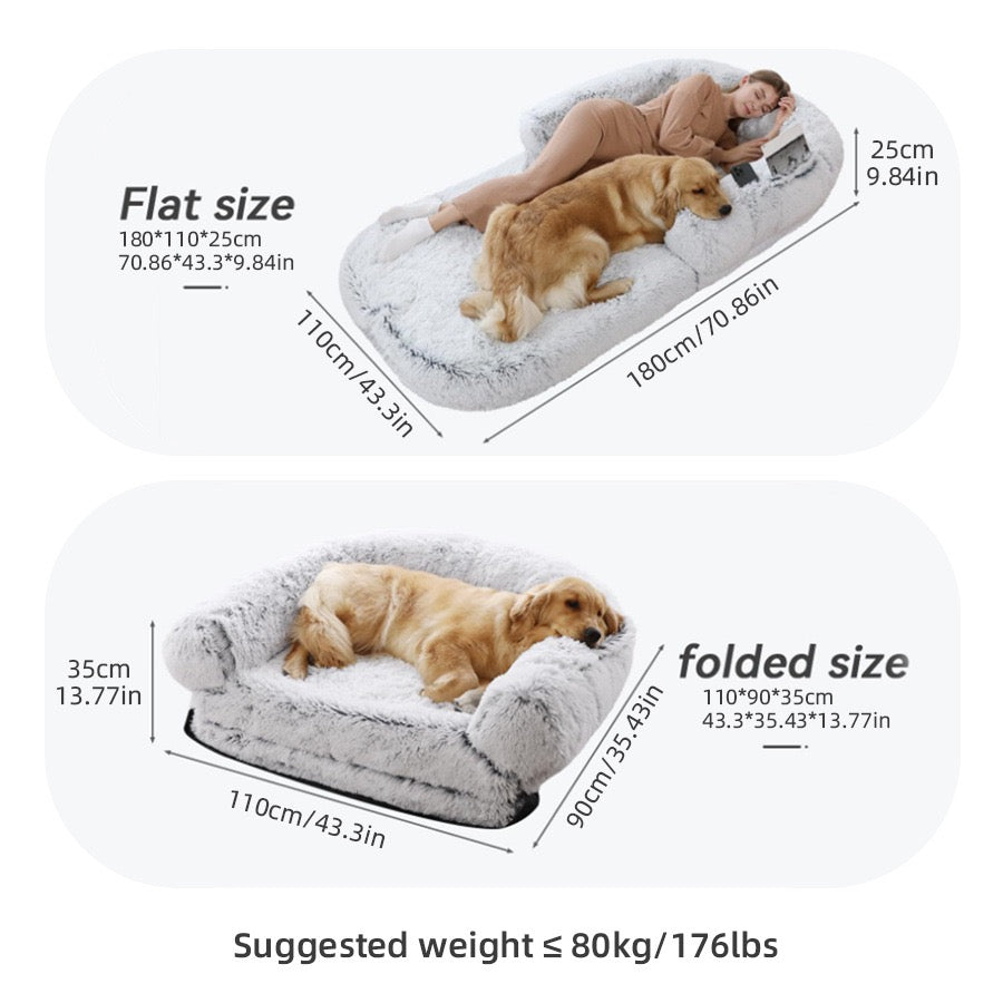 Large dog detachable folding multifunctional dog bed dog sofa