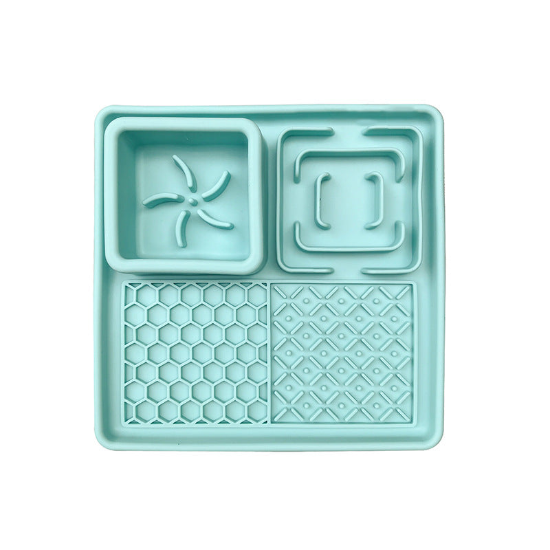 Pet dog and cat placemat anti-choking bowl dog bowl