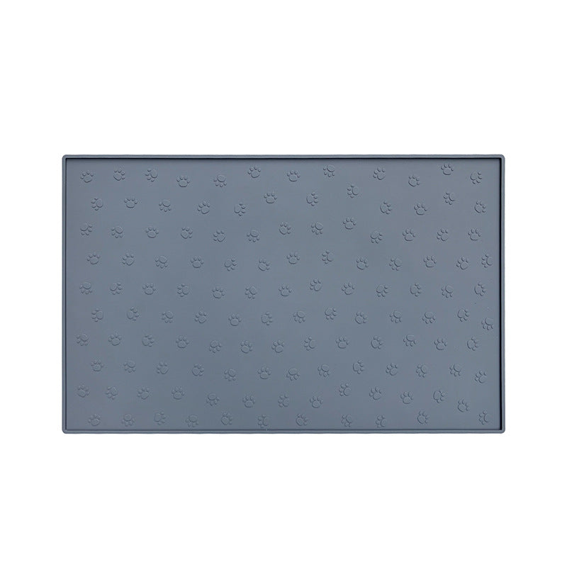 Pet silicone placemat is waterproof