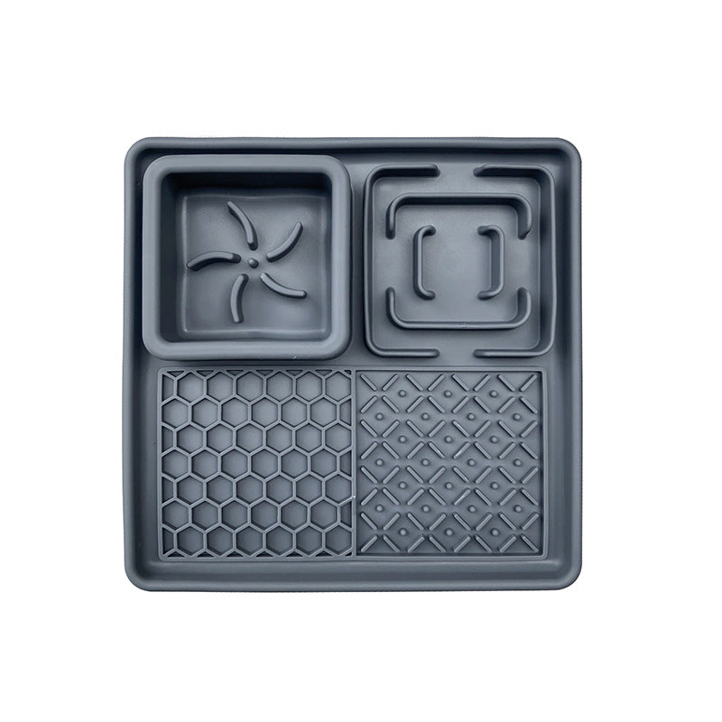 Pet dog and cat placemat anti-choking bowl dog bowl