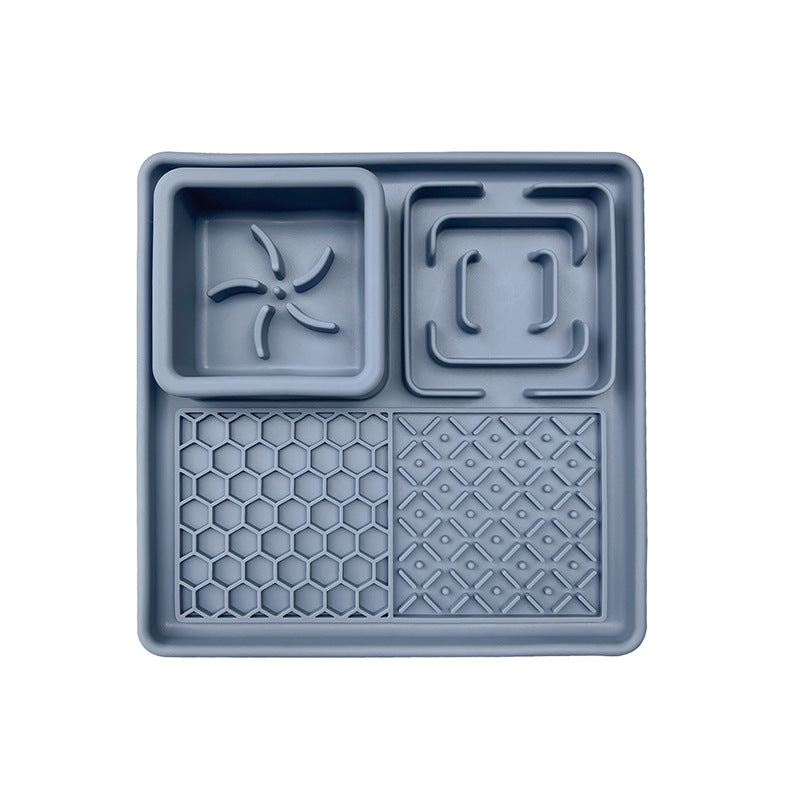 Pet dog and cat placemat anti-choking bowl dog bowl